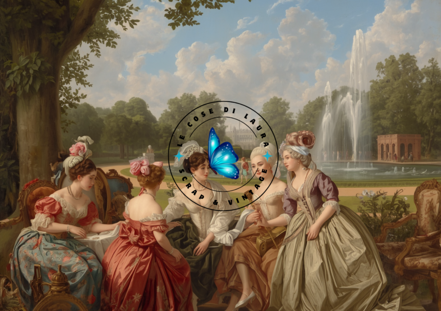 Kit digitale per Junk Journal "Versailles"