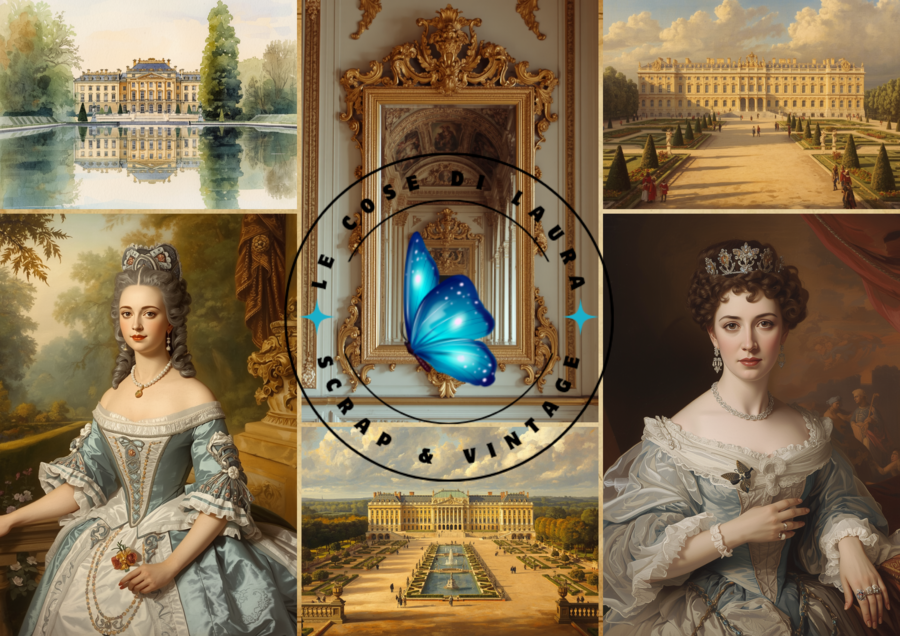 Kit digitale per Junk Journal "Versailles"