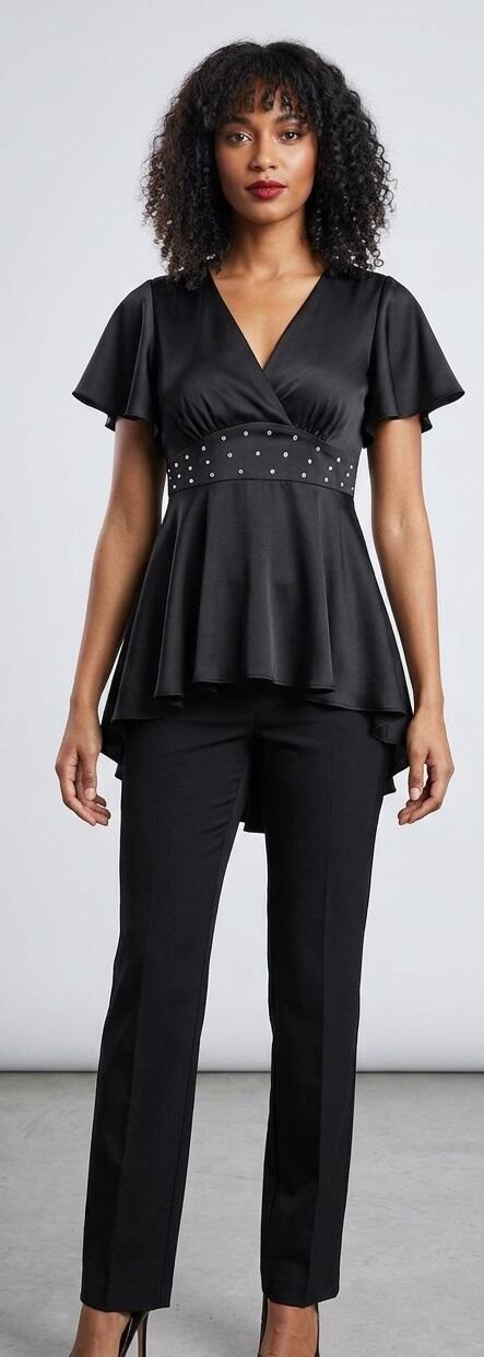 TACTEL SWEATER CROSSED VERSION WITH SLEEVES AND BEHAVIOR 6-0031