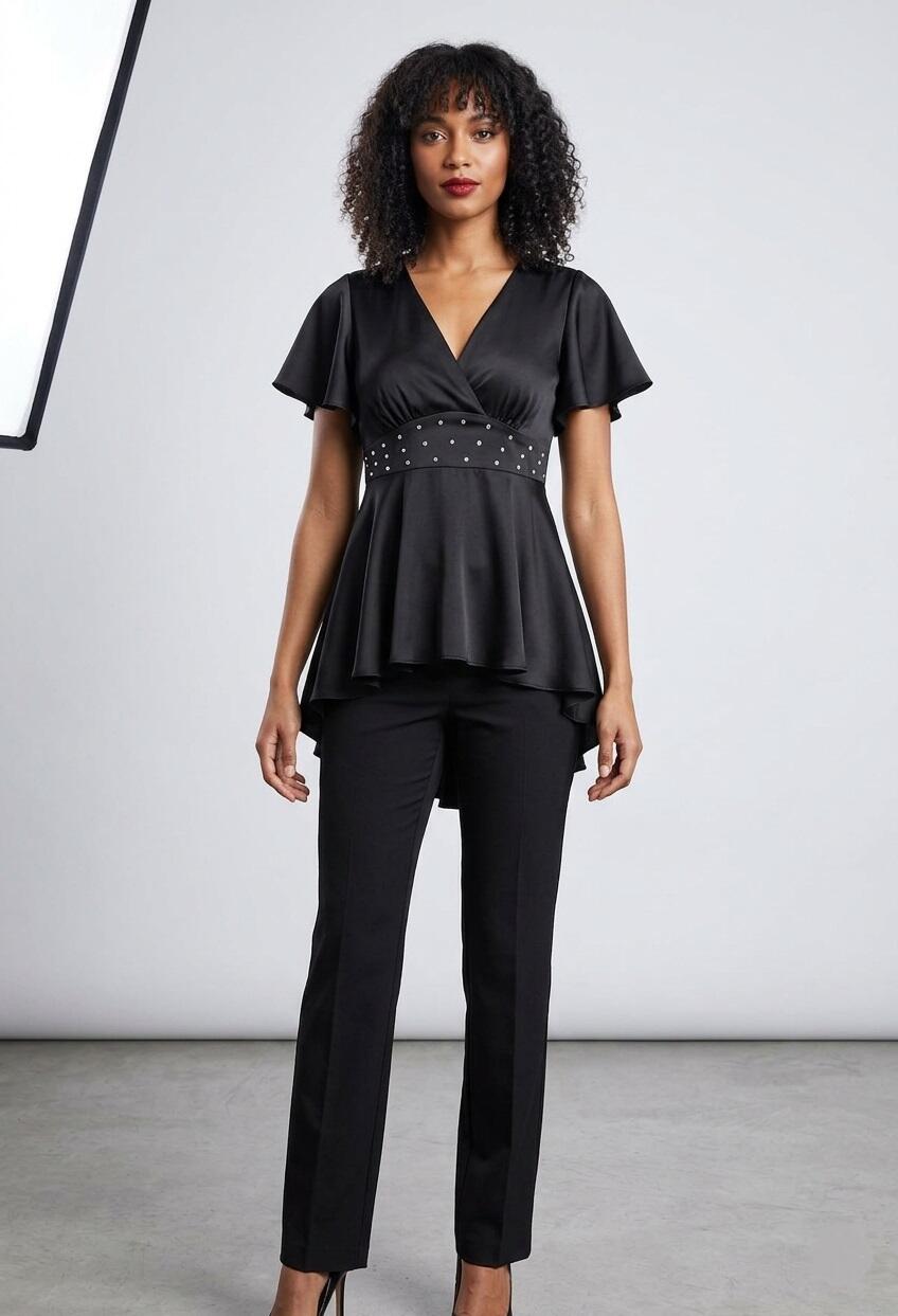 TACTEL SWEATER CROSSED VERSION WITH SLEEVES AND BEHAVIOR 6-0031