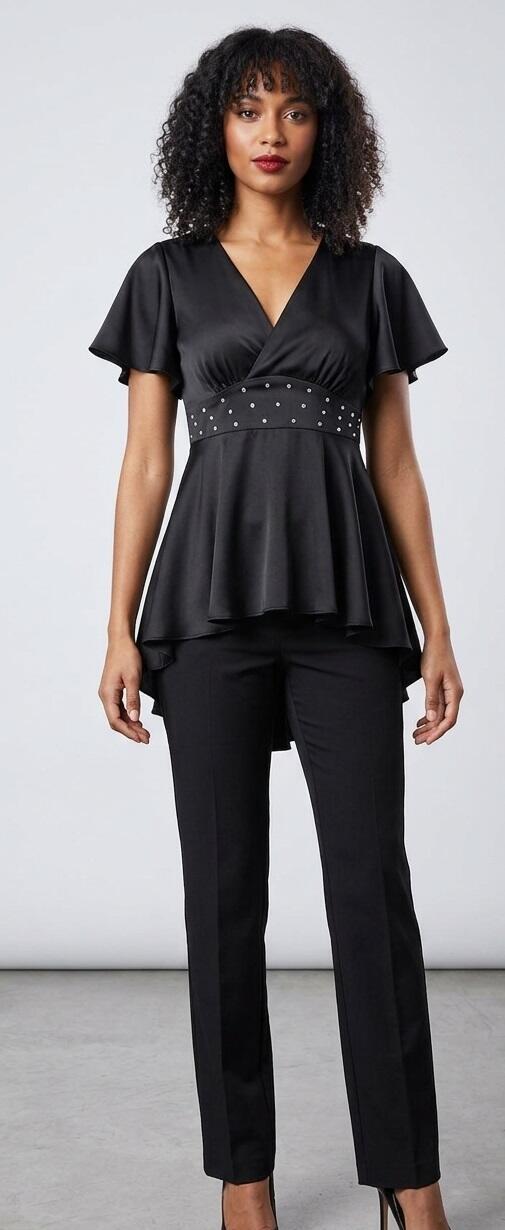 TACTEL SWEATER CROSSED VERSION WITH SLEEVES AND BEHAVIOR 6-0031