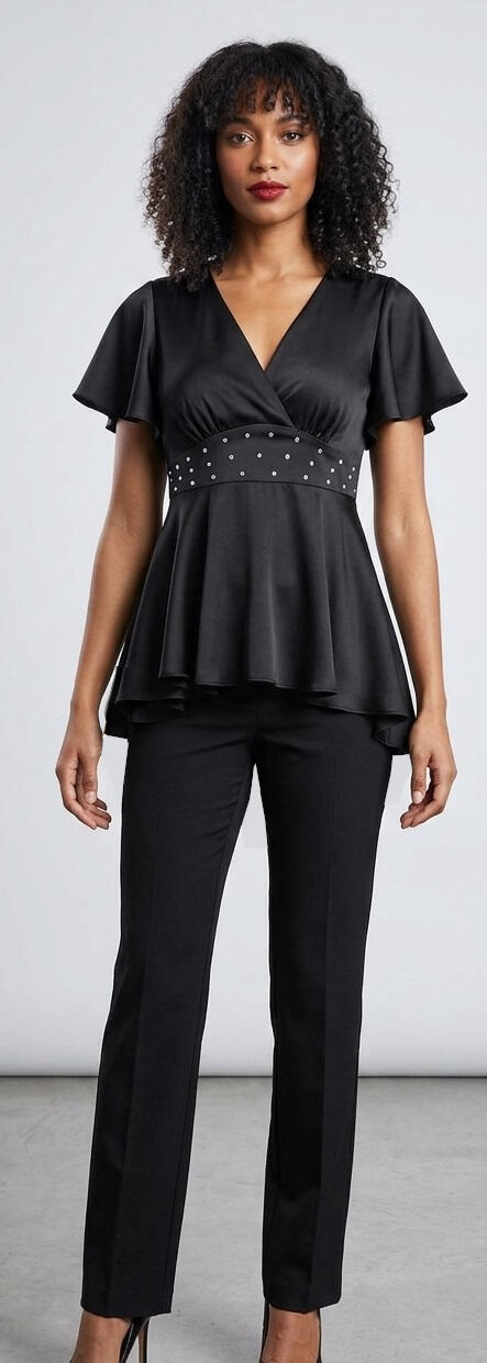 CROSSED TACTEL SWEATER VERSION WITH STRASS 6-0019