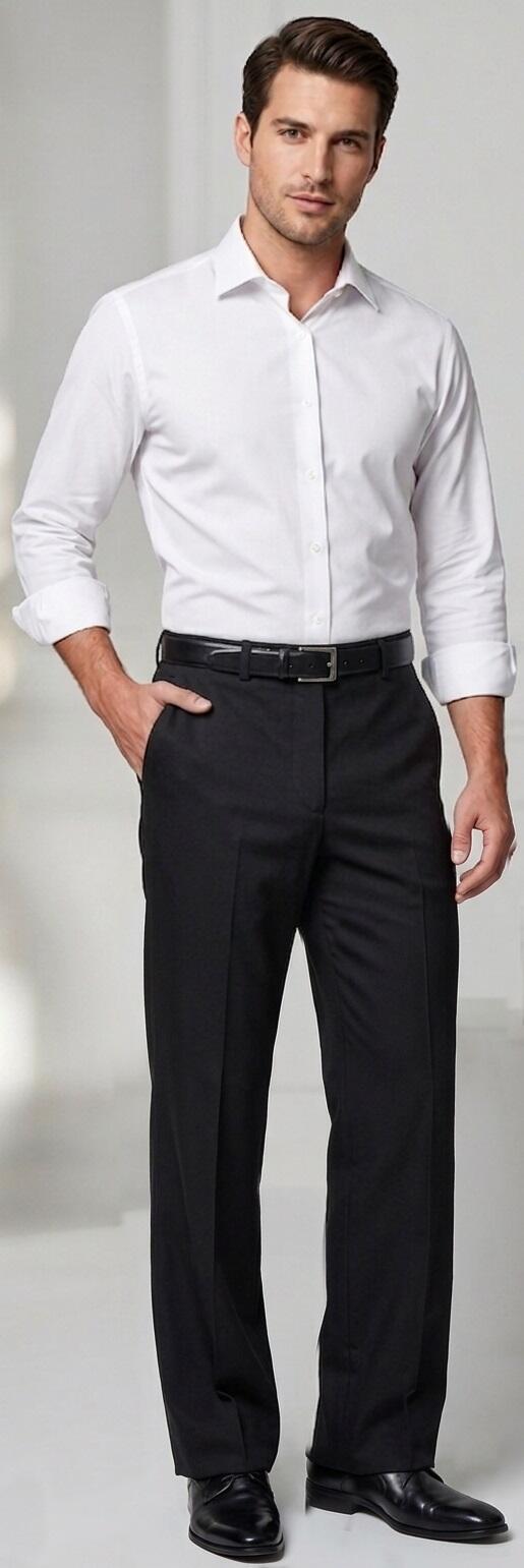 Pantaloni da ballo LARGHEZZA MEDIA con tasche laterali e senza pences 7-0015U