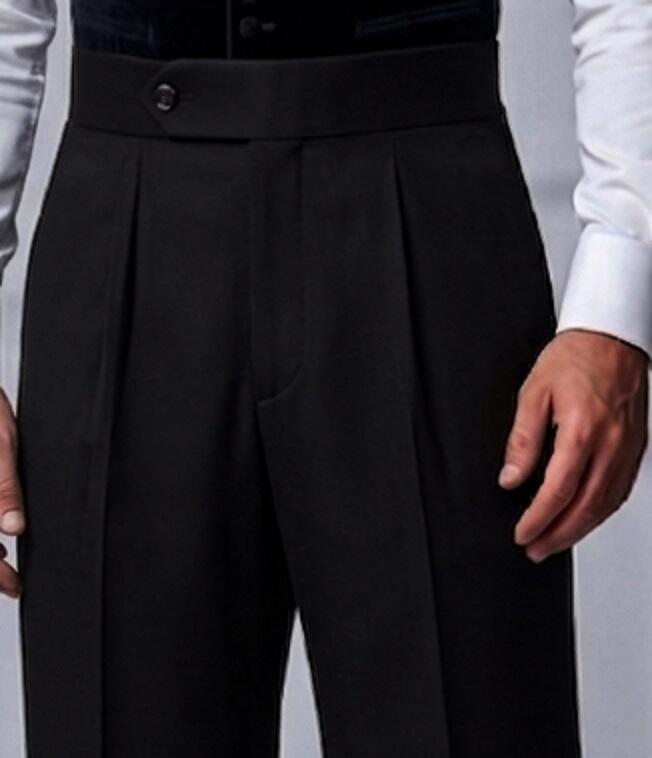 DANCE AND TANGO PANTS MEDIUM WIDTH WITH SEWED CENTRAL PENCE 7-0011