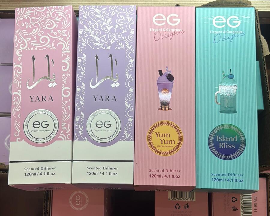 EG SCENTED DIFFUSORE DA 120 ml (profumazione araba)
 [Quantità minima è di 6 pezzi]