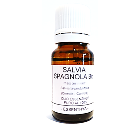 Essenthya - Salvia spagnola (lavandulifolia) olio essenziale bio