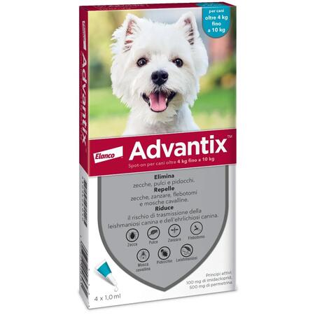 ADVANTIX Spot-On per cani dai 4 ai 10 kg