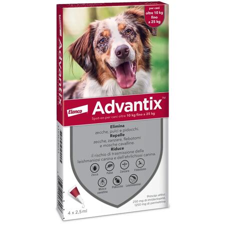 ADVANTIX Spot-On per cani dai 10 ai 25 kg