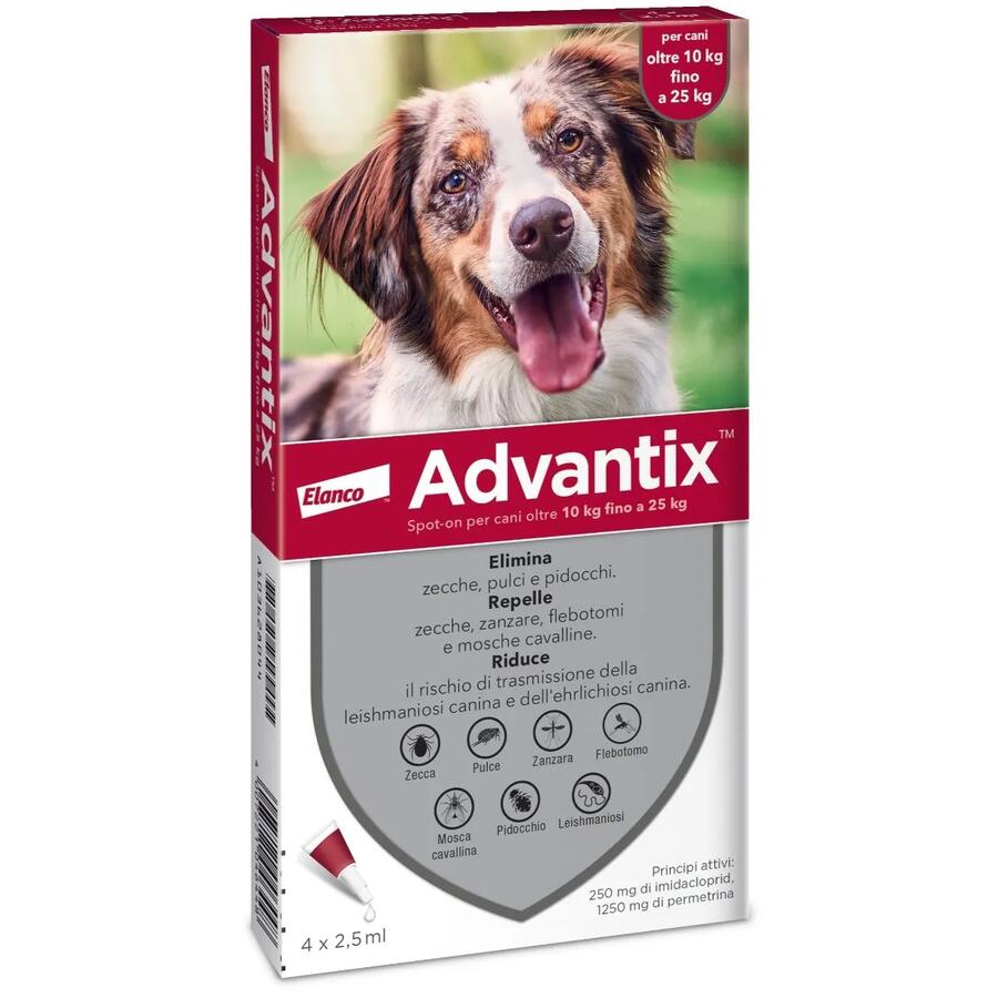 ADVANTIX Spot-On per cani dai 10 ai 25 kg