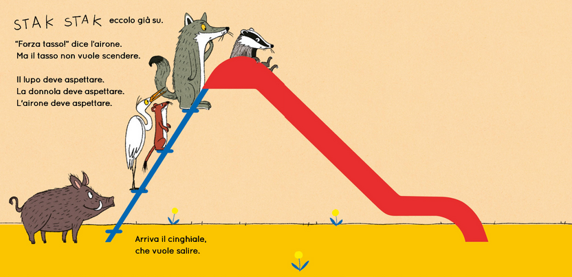 Tutti sullo scivolo!