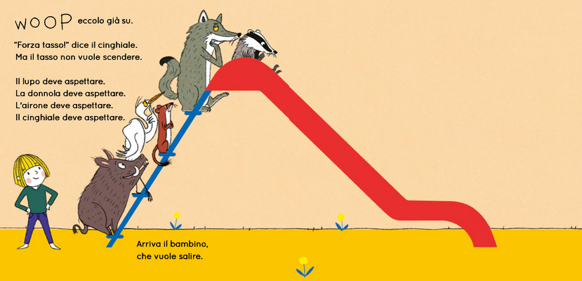 Tutti sullo scivolo!