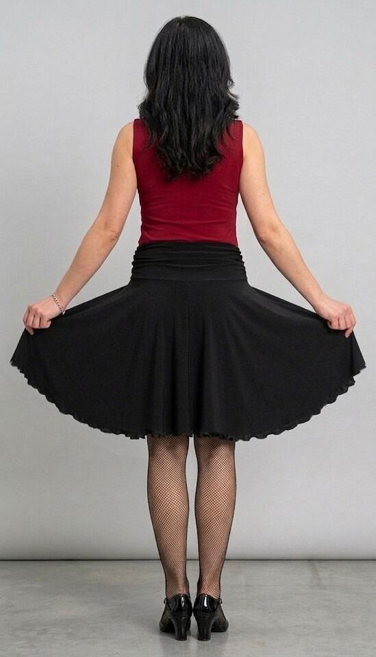 GONNA DA BALLO MEZZANA SOPRA IL GINOCCHIO A SEMIRUOTA 2-0015