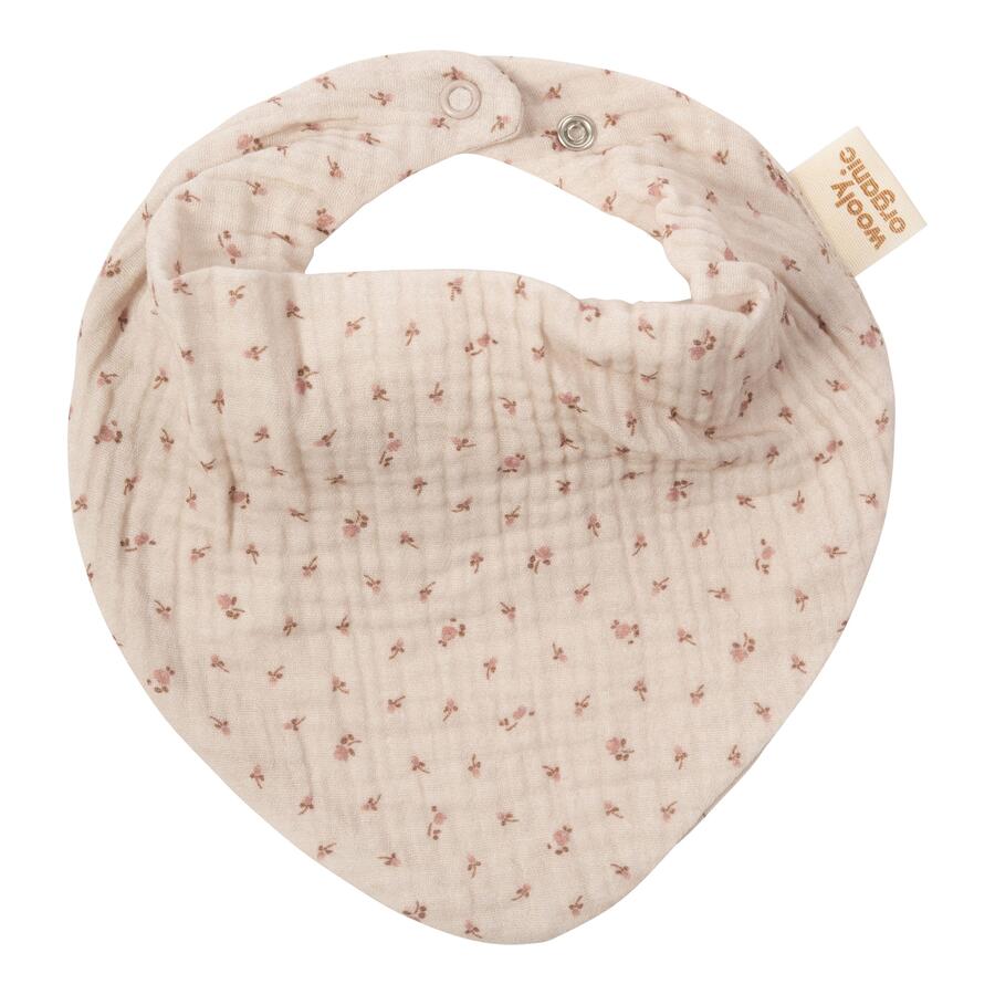 Bavaglino a Bandana in Mussola – Cotone Biologico GOTS – Colori Assortiti
