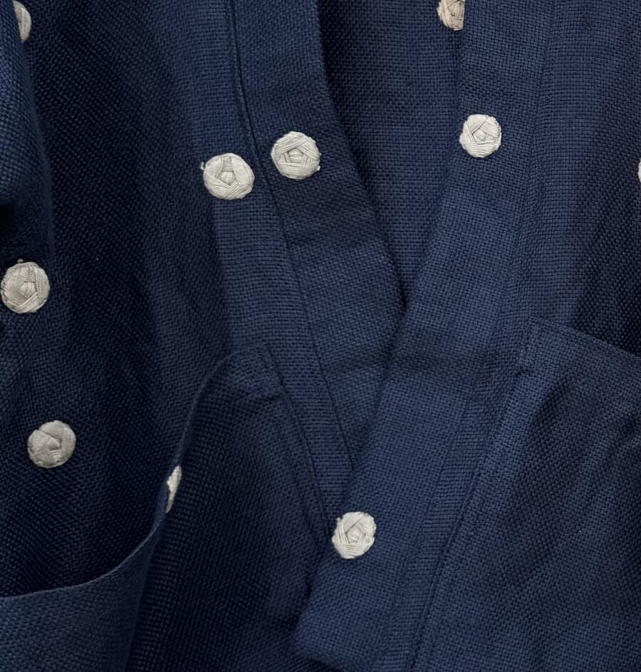 Kimono corto blu scuro