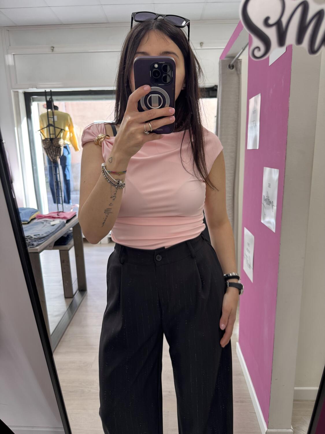 NOVITÀ Maglia dettaglio dorato laterale