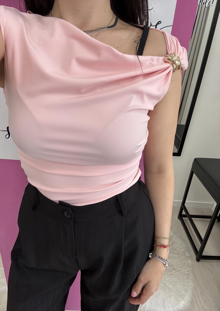 NOVITÀ Maglia dettaglio dorato laterale