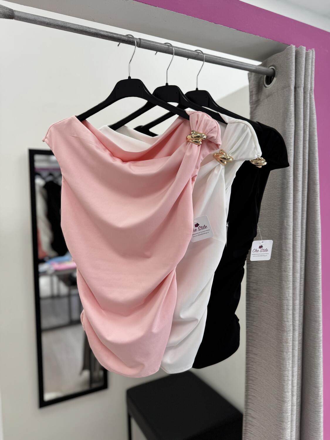 NOVITÀ Maglia dettaglio dorato laterale