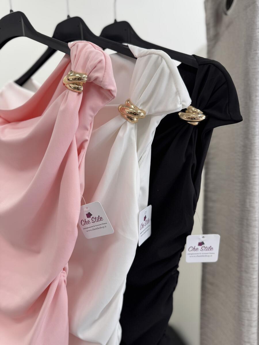 NOVITÀ Maglia dettaglio dorato laterale