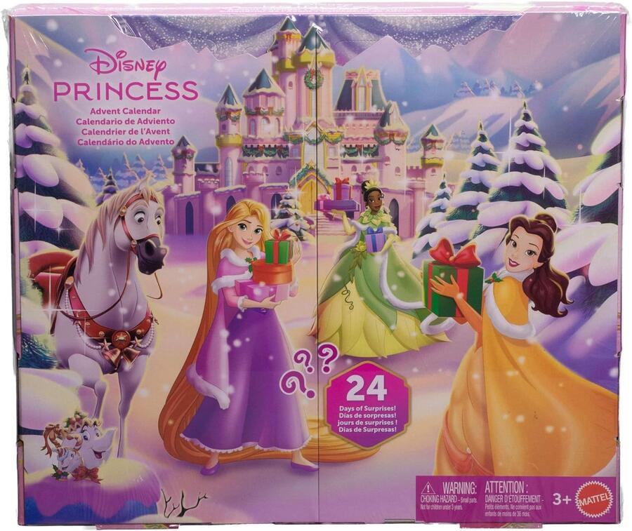 Calendario dell'Avvento Disney Princess 24 giorni di sorprese - Mattel - JFG79 - 3+