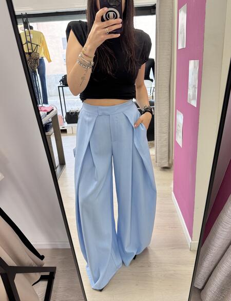 NOVITÀ Pantalone effetto gonna con pence