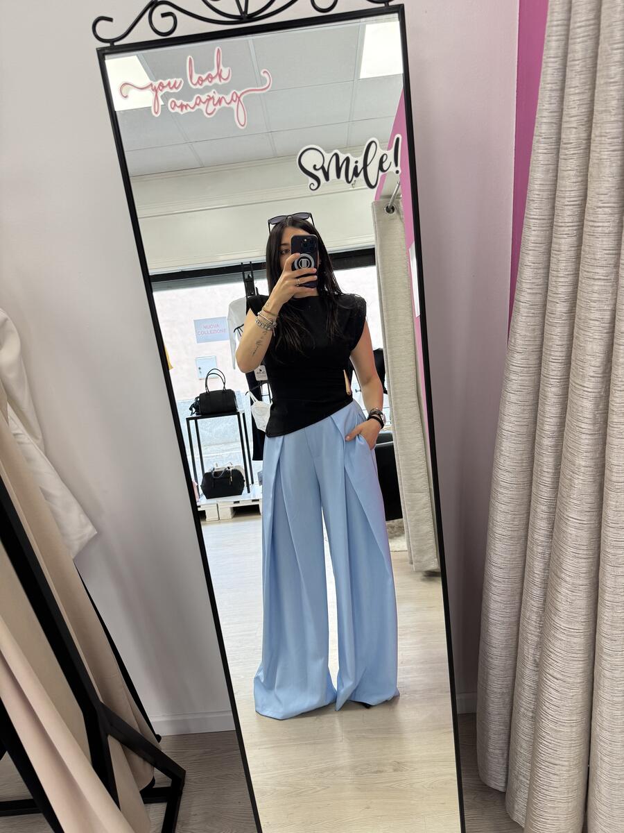 NOVITÀ Pantalone effetto gonna con pence