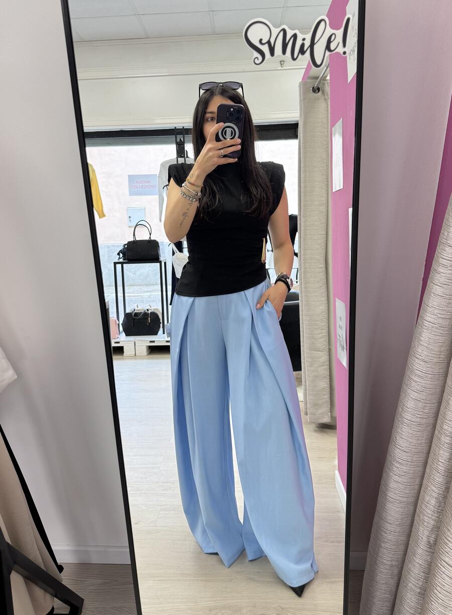 NOVITÀ Pantalone effetto gonna con pence