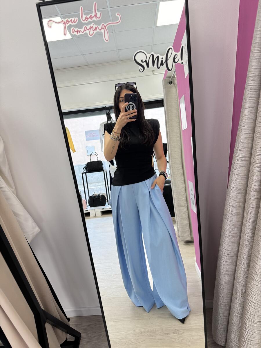 NOVITÀ Pantalone effetto gonna con pence