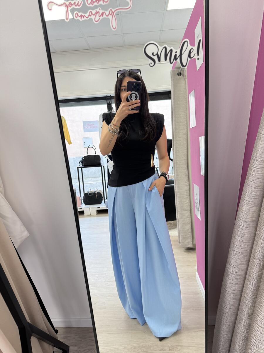 NOVITÀ Pantalone effetto gonna con pence