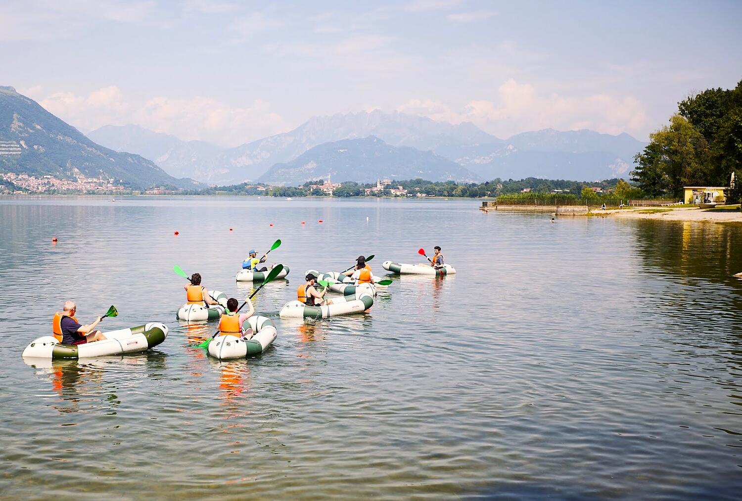 PACKRAFT E SUP al lago - su richiesta