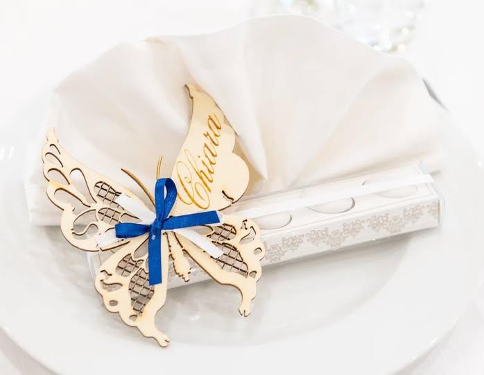 Segnaposto calamita farfalla