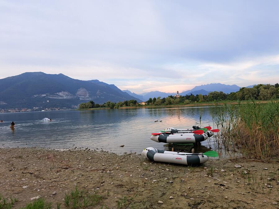 PACKRAFT E SUP al lago - su richiesta