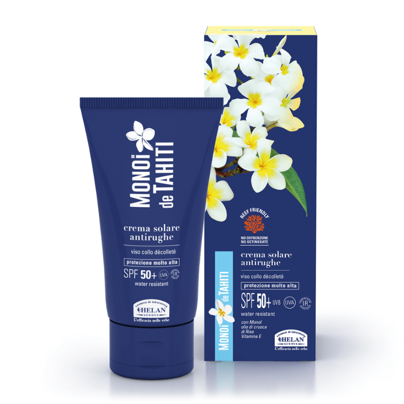 Helan - Monoi de Tahiti Crema solare antirughe SPF 50+