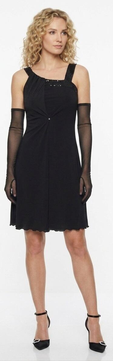 TANGO DRESS WITH SIDE PANEL IN TACTEL 4-0046