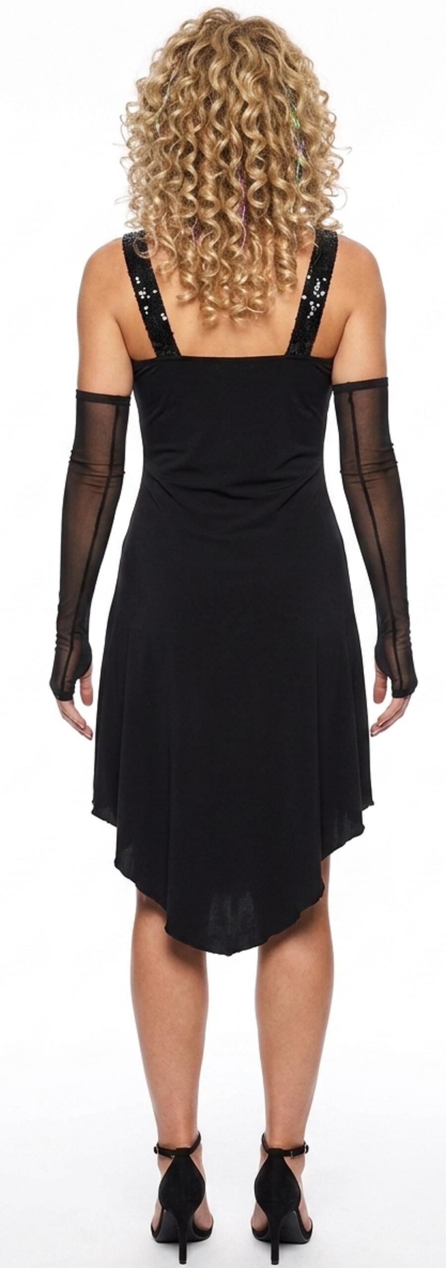 TANGO DRESS WITH SIDE PANEL IN TACTEL 4-0046