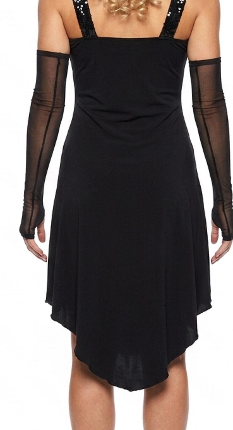 TANGO DRESS WITH SIDE PANEL IN TACTEL 4-0046