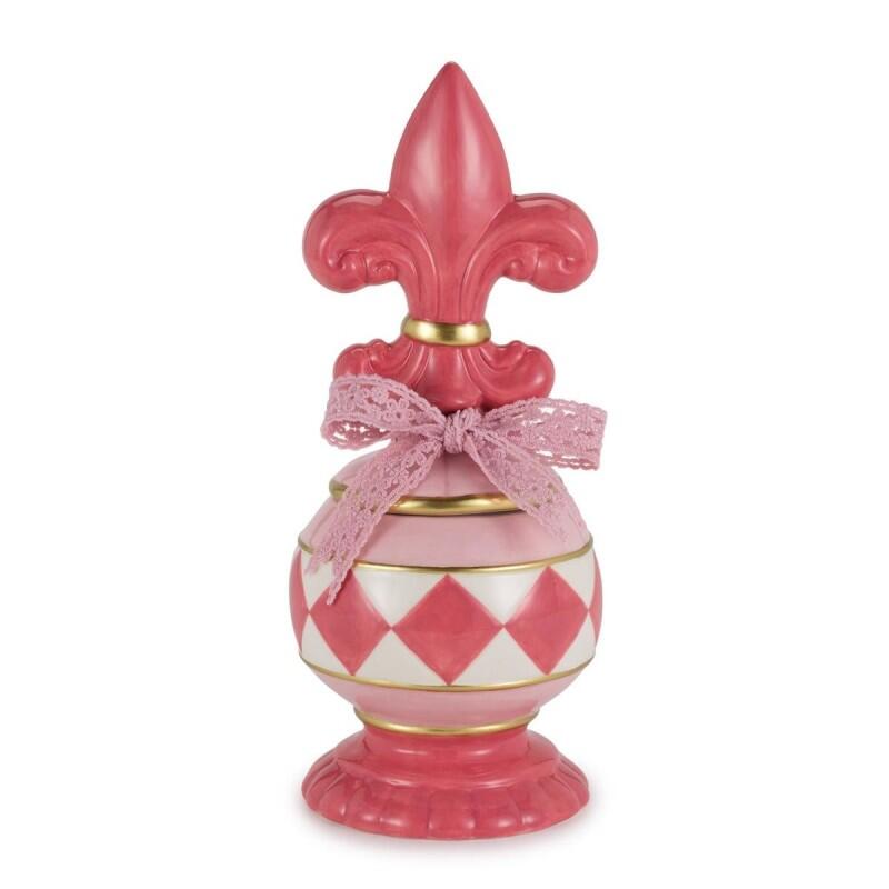 Henriette - Scatola Giglio con coperchio  ø15cm. H.35cm