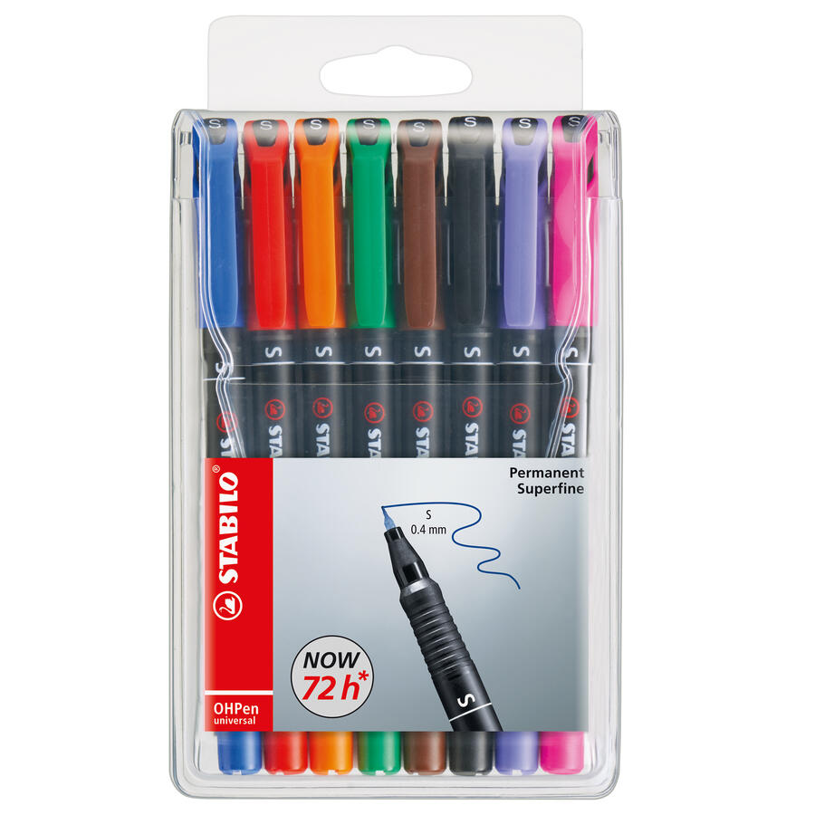 Busta pennarelli OHPen 841 - punta S - conf. assortita