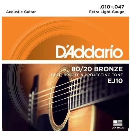 D'Addario EJ10 Extra Light 10-47