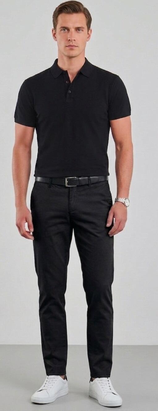 Maglia POLO in tessuto tecnico da ballo colletto polo Tec-fit elastica a maniche corte VARI COLORI 12-0008