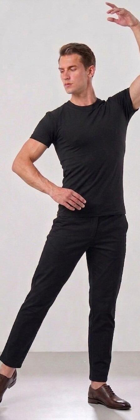  SHIRT FOR DANCE IN FABRIC ELASTIC SHORT SLEEVES 12-0003