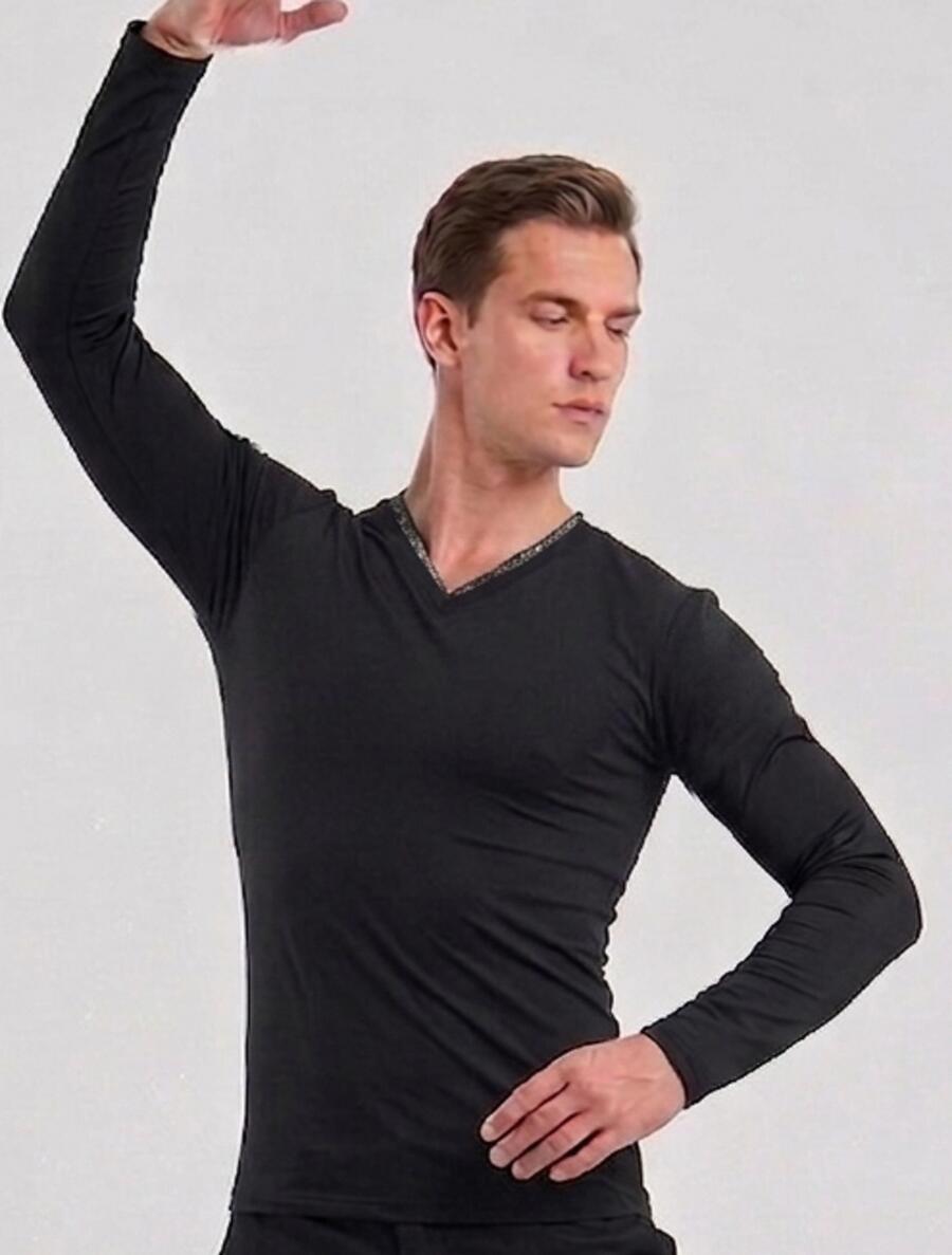 V-NECK SWEATER WITH LONG SLEEVELESS ELASTIC FABRIC 12-0004