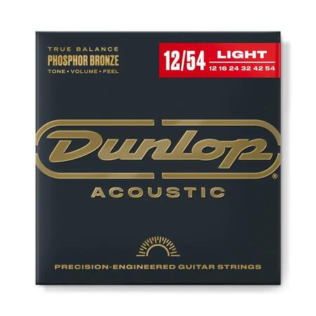 Dunlop DAP1254 Acoustic Phosphor Bronze, Light Set/6