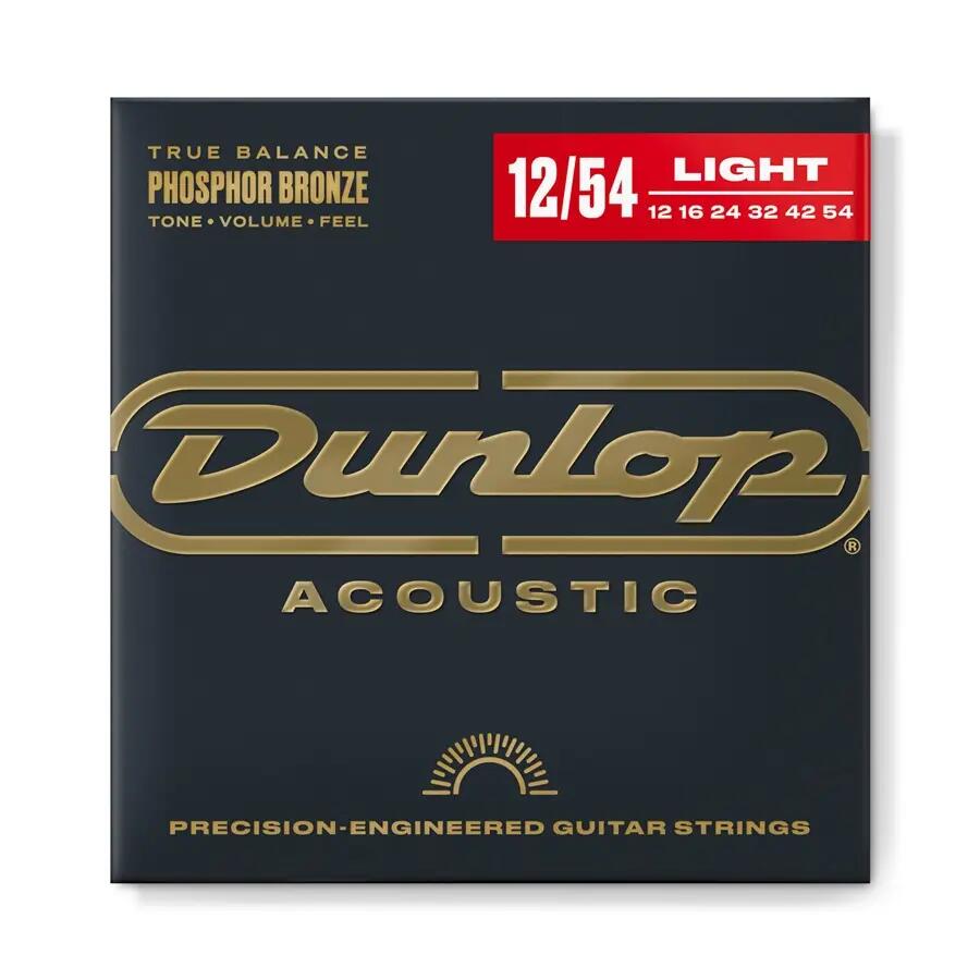 Dunlop DAP1254 Acoustic Phosphor Bronze, Light Set/6