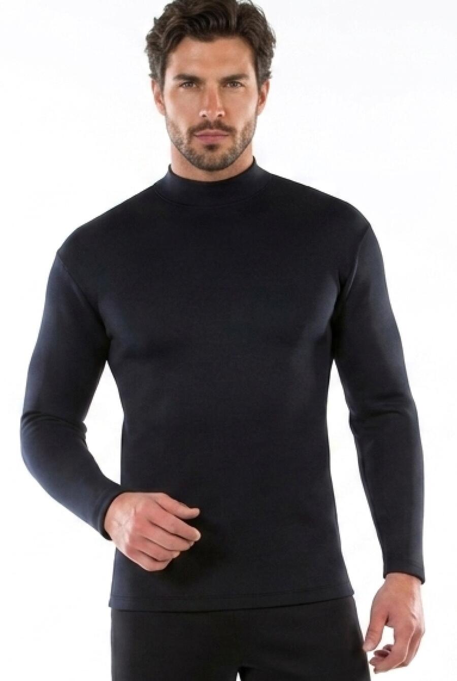 T-SHIRT FOR DANCE LONG-SLEEVED ELASTIC WITH LUPETTO COLLAR 12-0005