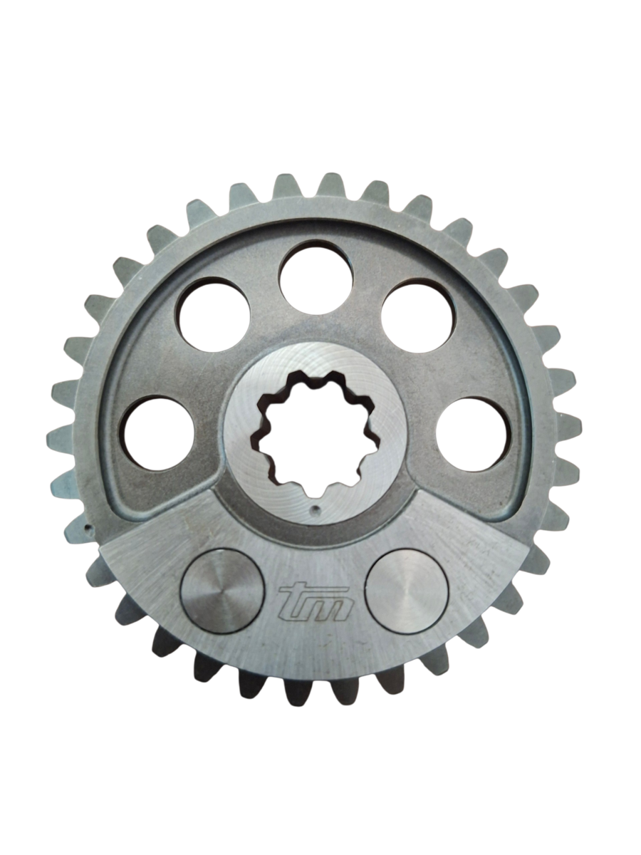 INGRANAGGIO CONTRALBERO 125 TM OK CON INSERTO IN TUNGSTENO LIGHT per TM OK S3 N / S3 SENIOR