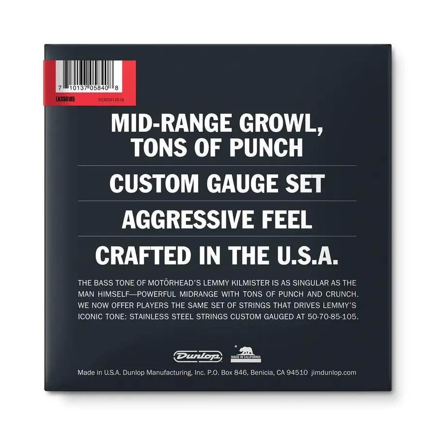 Dunlop LKS50105 Lemmy Kilmister Signature Heavy Set/4