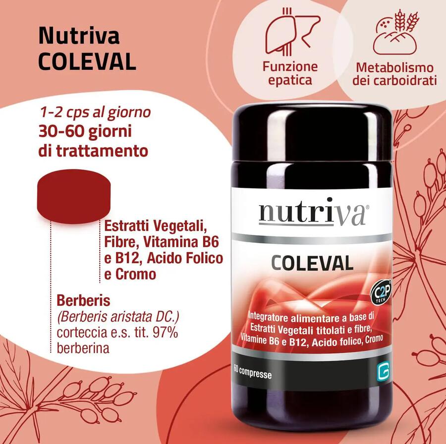 NUTRIVA COLEVAL Compresse