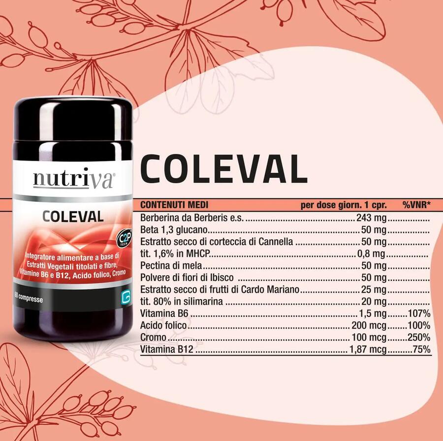 NUTRIVA COLEVAL Compresse