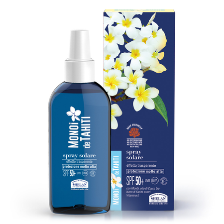 Helan - Monoi de Tahiti Spray solare effetto trasparente SPF 50+