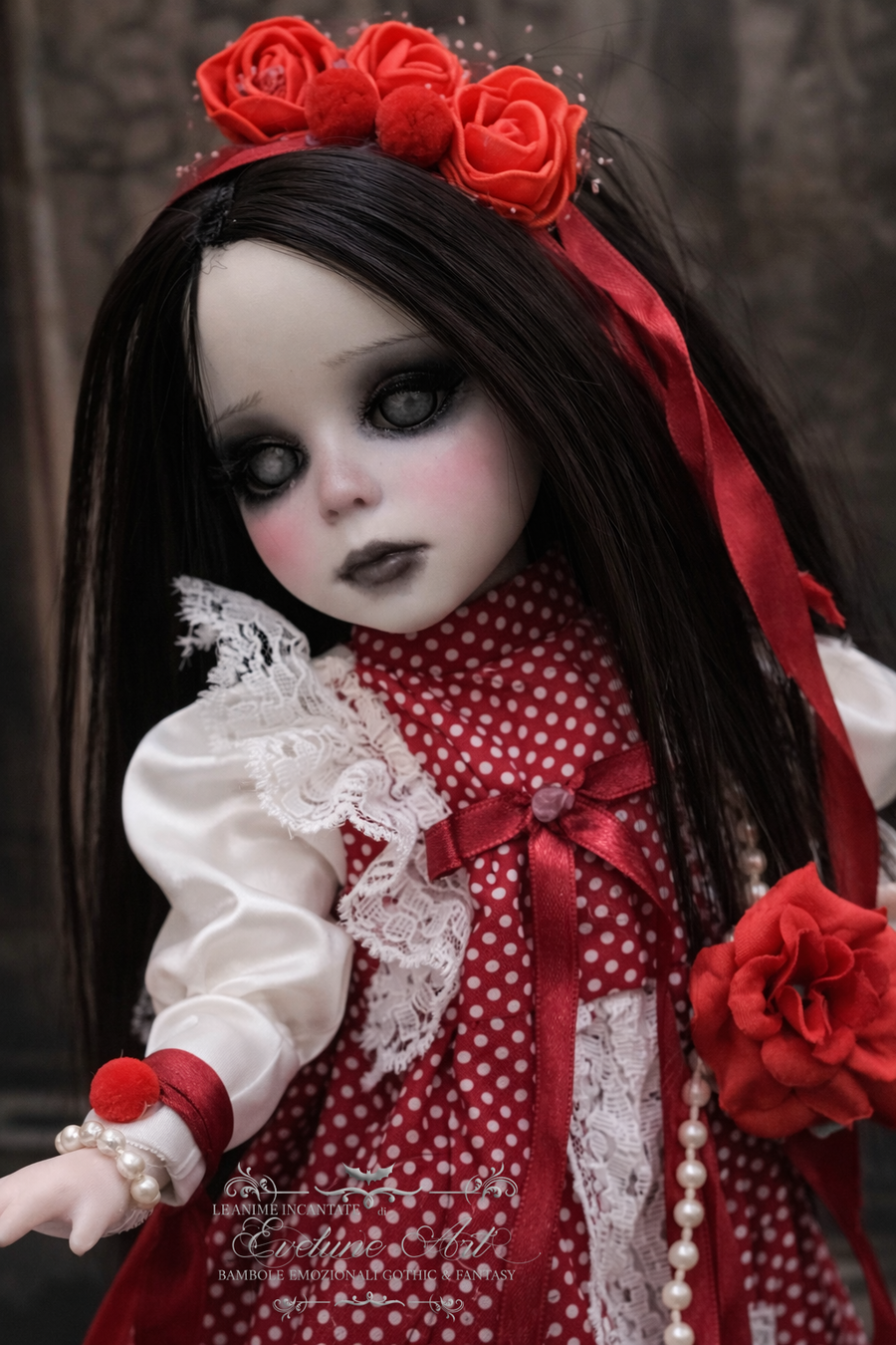 Lucia Bambola Carillon in porcellana